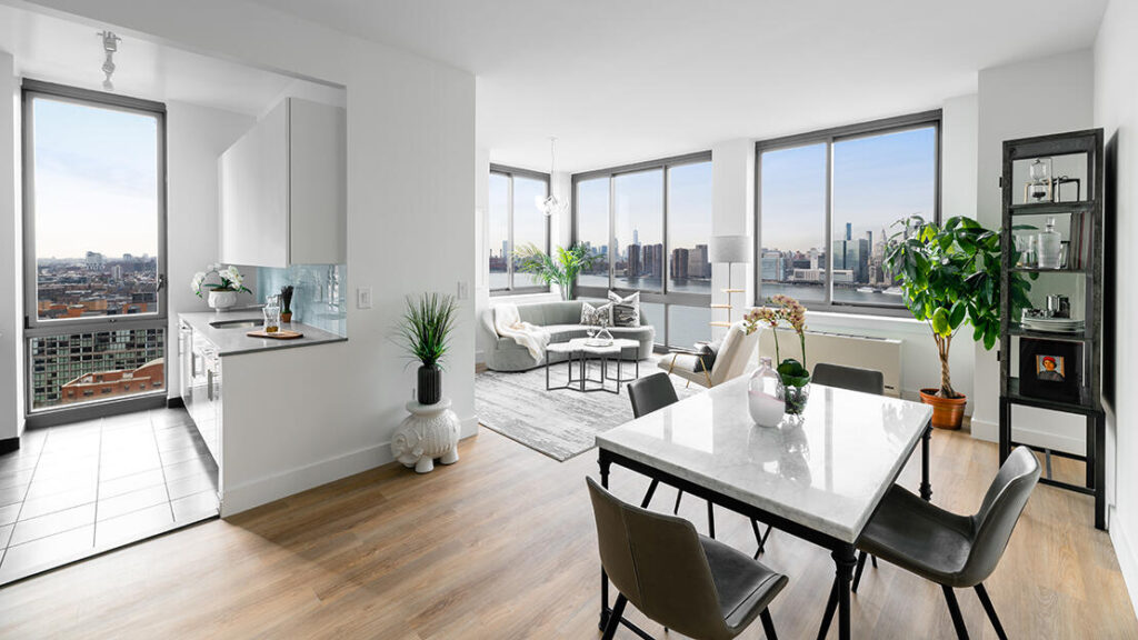 1-bedroom with open kitchen in Long Island City